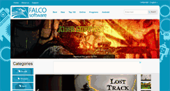 Desktop Screenshot of falcoware.com